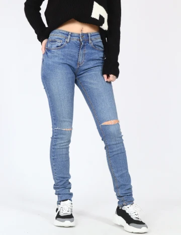 Blugi Pull&Bear, albastru Albastru