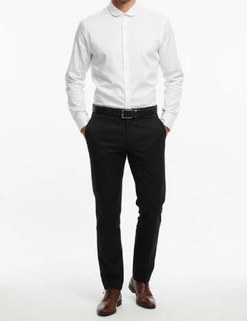 Camasa Zara, alb Alb