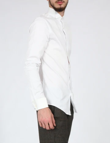 Camasa Zara, alb Alb