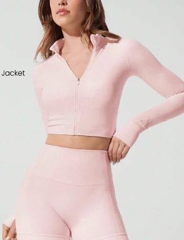 Bluza GLOWMODE, roz pudra Roz