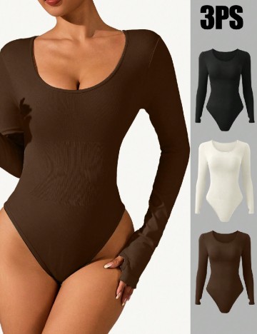 
						Set body 3 bucati SHEIN, mix culori