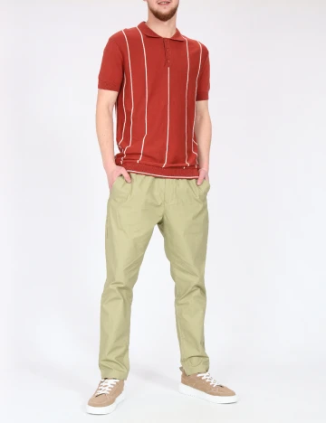 Pantaloni Pull&Bear, verde Verde