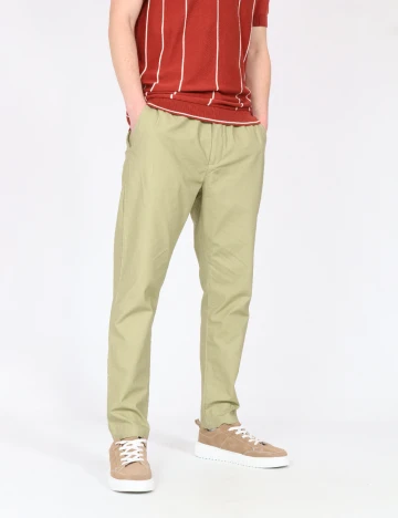 Pantaloni Pull&Bear, verde Verde