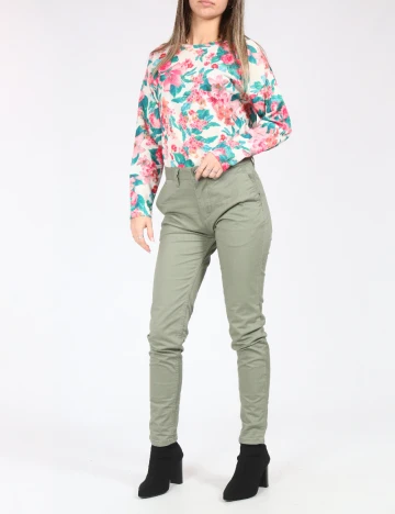 Pantaloni Pull&Bear, verde Verde
