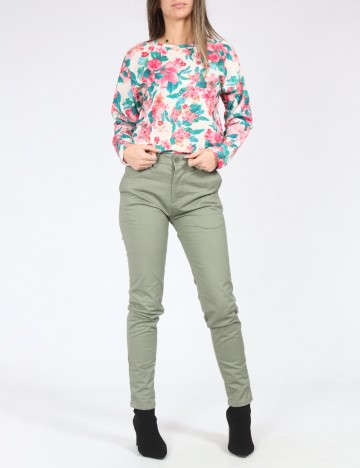 Pantaloni Pull&Bear, verde