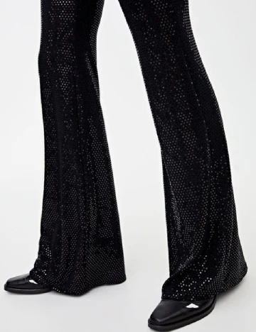 Pantaloni Pull&Bear, negru Negru