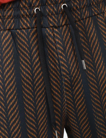 Pantaloni Zara, negru/maro Negru