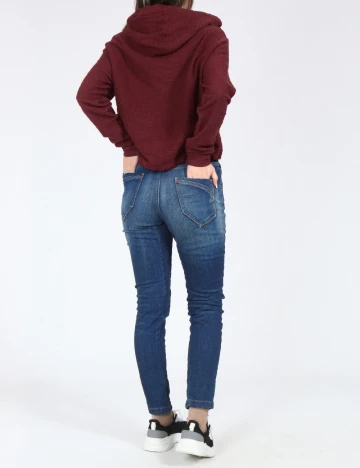 Hanorac Pull&Bear, grena Rosu