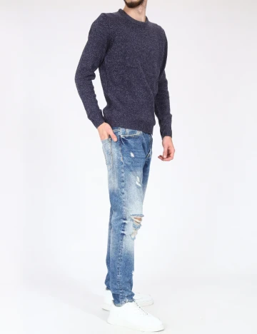 Blugi Zara, albastru Albastru