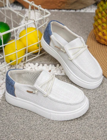 Mocasini Shein Kids, alb Alb