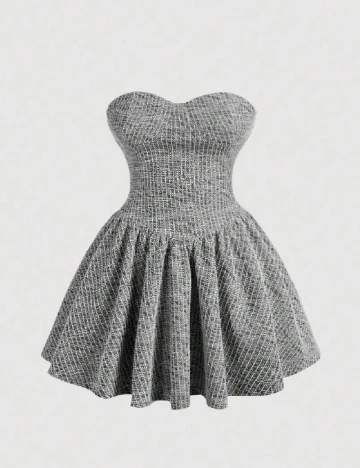 Rochie SHEIN CURVE, gri Gri