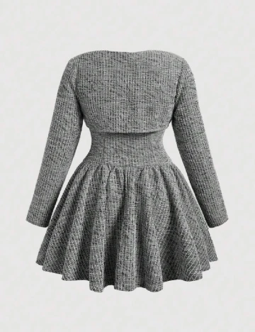 Rochie SHEIN CURVE, gri Gri