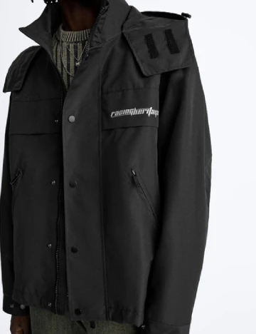 Geaca Zara, negru Negru