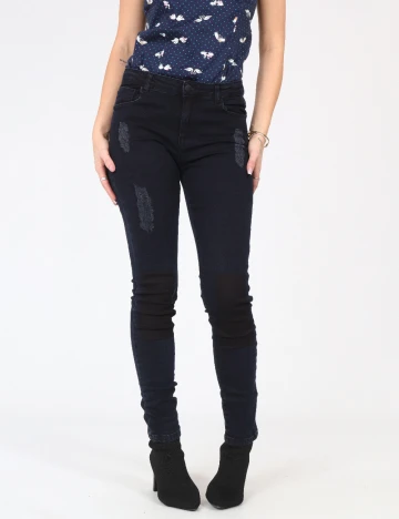 Blugi Zara, bleumarin inchis Albastru