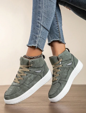 Adidasi SHEIN, verde Verde