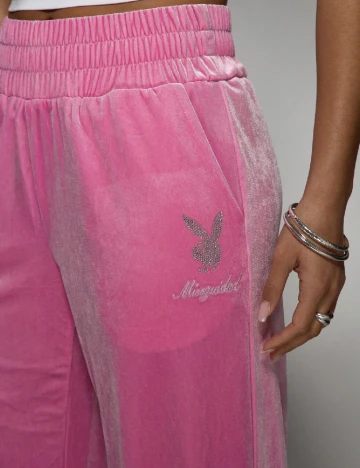 Pantaloni Missguided, roz Roz