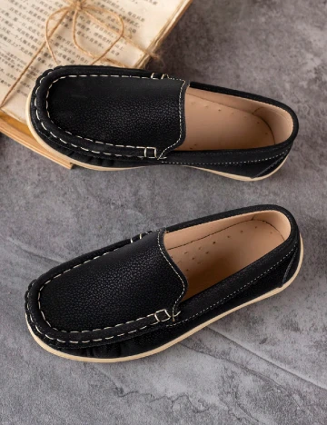 Mocasini Shein Kids, negru Negru