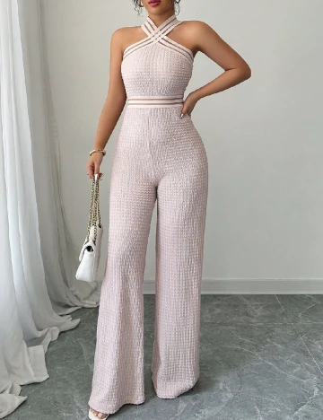 Salopeta SHEIN, roz pudra Roz