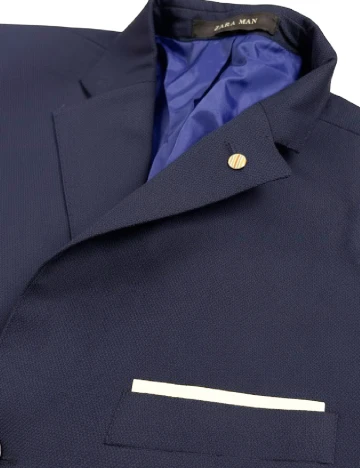 Sacou Zara, bleumarin Albastru