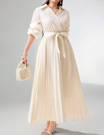 
						Rochie lunga SHEIN, ecru