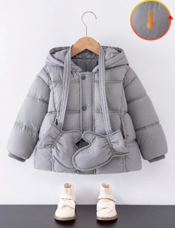 Geaca Shein Kids, gri Gri