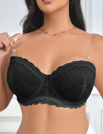 Set sutiene 3 bucati SHEIN, negru Negru