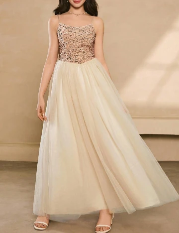 Rochie Shein Kids, roz/crem Crem