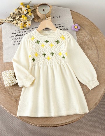 
						Rochie Shein Kids, ecru