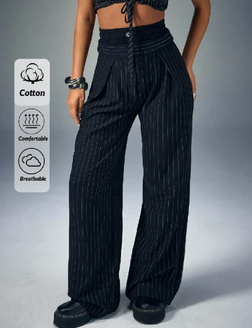 Pantaloni SHEIN, negru Negru