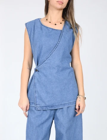 Compleu Dazy, albastru Albastru