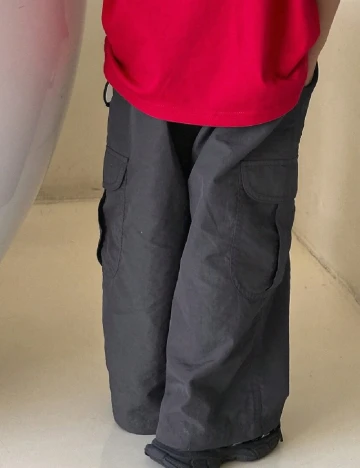 Pantaloni Shein Kids, gri Gri