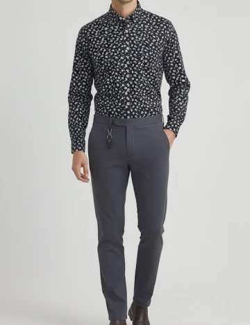 Camasa Zara, bleumarin Albastru