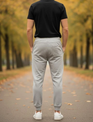 Pantaloni Pull&Bear, gri Gri