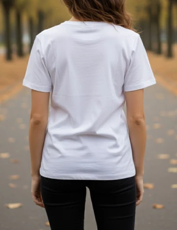 Tricou Zara, alb Alb