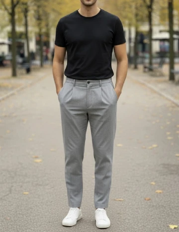 Pantaloni Zara, gri Gri