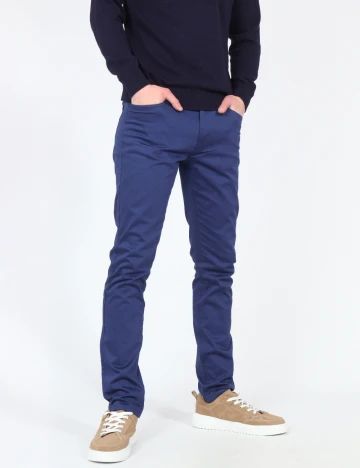 Pantaloni Zara, albastru Albastru