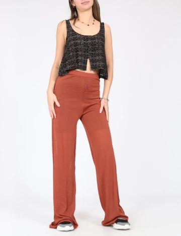 Pantaloni Zara, maro Maro