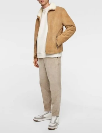 Pantaloni Zara, crem Crem