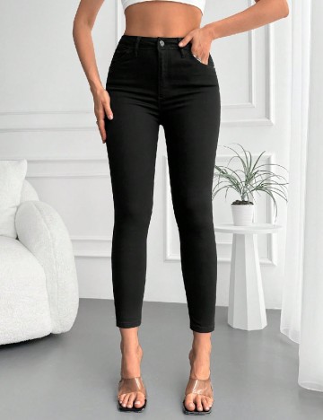 
						Pantaloni SHEIN, negru