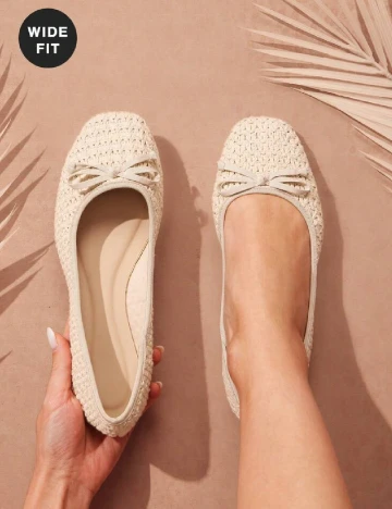 Balerini SHEIN, crem Crem