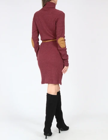 Rochie medie Zara, visiniu Rosu