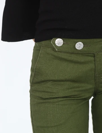 Blugi Zara, verde Verde