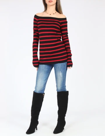 Bluza Zara, rosu/negru Rosu