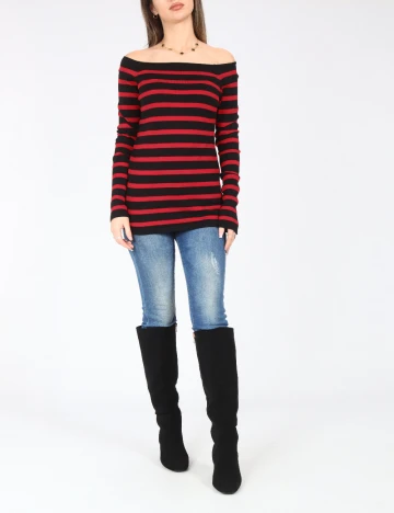 Bluza Zara, rosu/negru Rosu