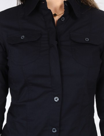 Camasa Zara, bleumarin