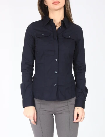 Camasa Zara, bleumarin Albastru