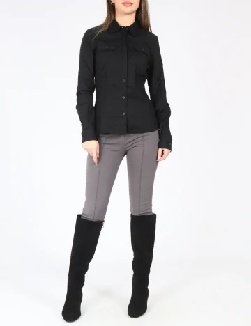 Camasa Zara, negru Negru