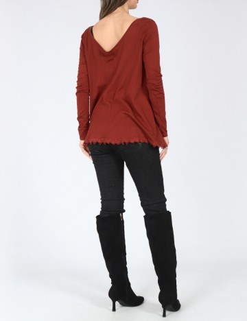 Bluza Bershka, caramiziu