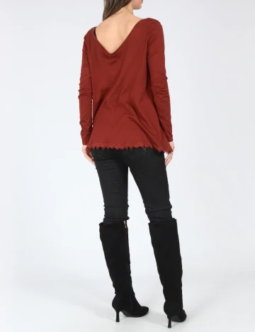 Bluza Bershka, caramiziu Maro