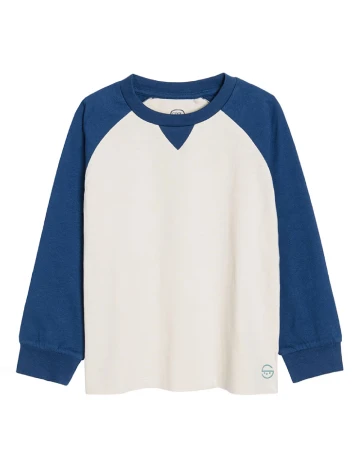 Bluza Cool Club, crem/albastru Crem